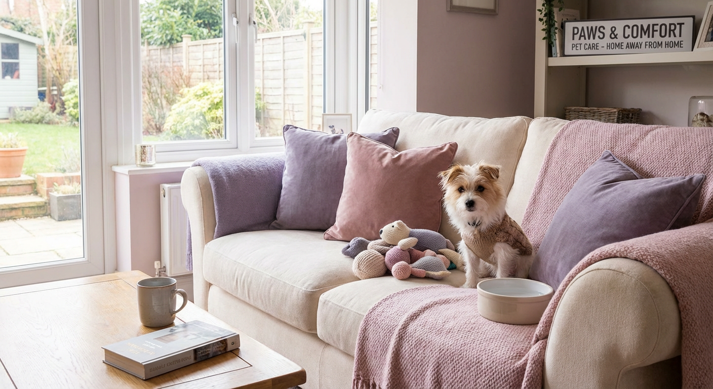 Pet sitting at home